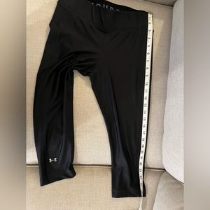 Under Armour leggings- 2 pair; black pair/navy pair.